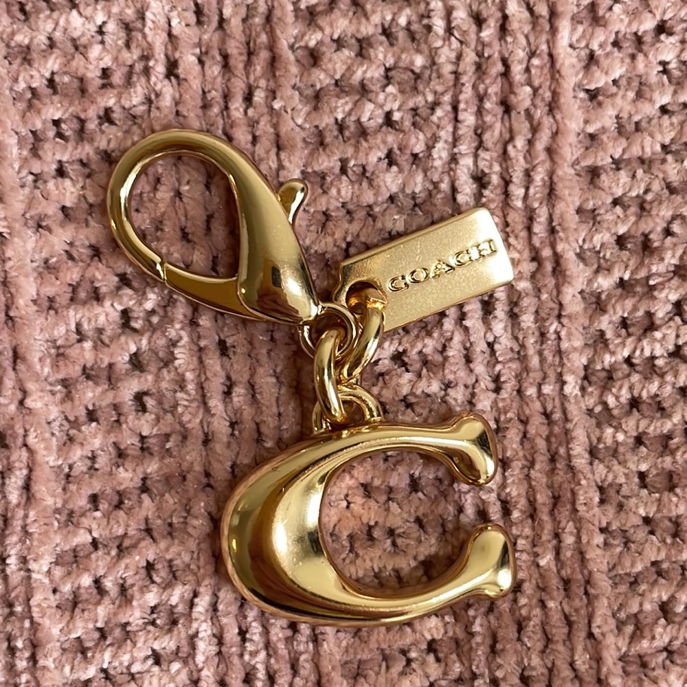 Coach Bag Charm Original Monogram C NWOT